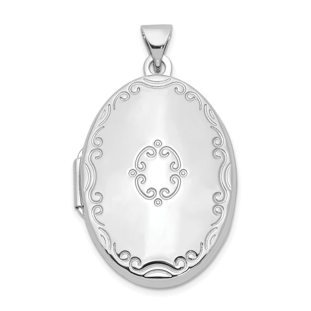 Sterling Silver 29mm Oval Locket