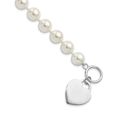 Majestik White Pearl with Heart Bracelet at $ 92.72 only from Jewelryshopping.com