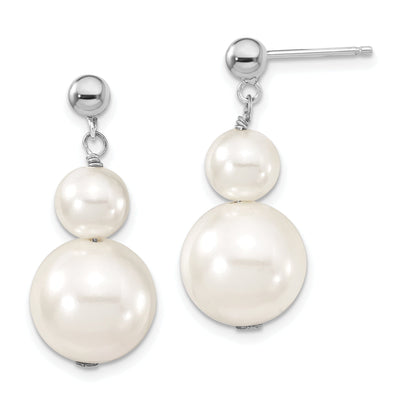 Majestik White Pearl Dangle Earrings at $ 28.81 only from Jewelryshopping.com