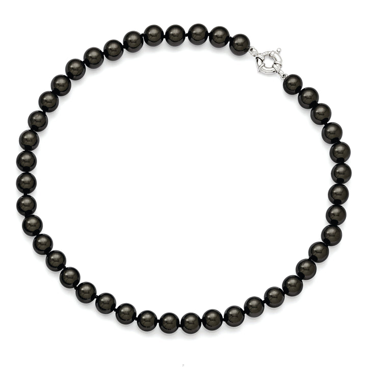 Majestik Black Pearl Hand Knotted Necklace