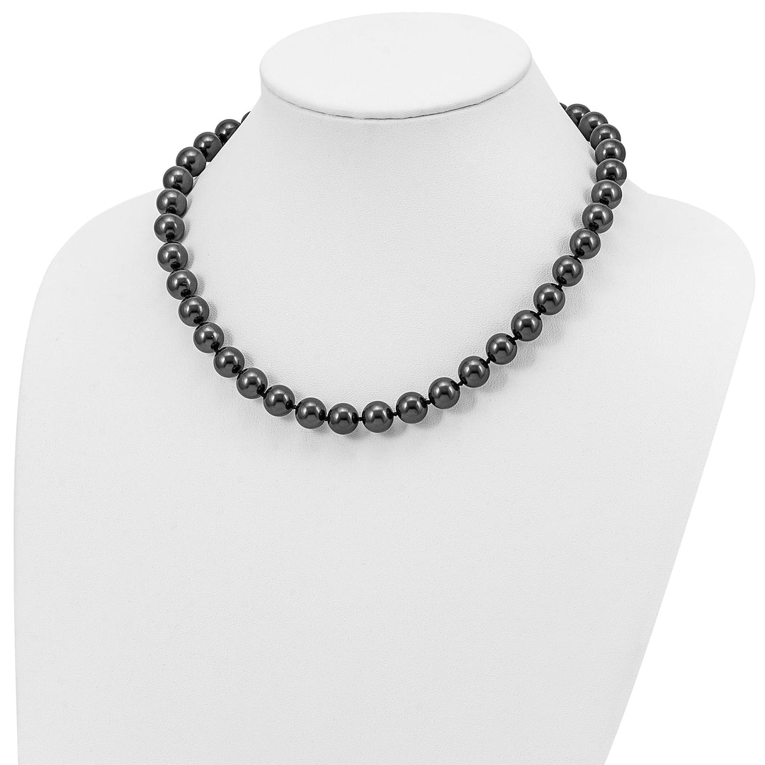 Majestik Black Pearl Hand Knotted Necklace