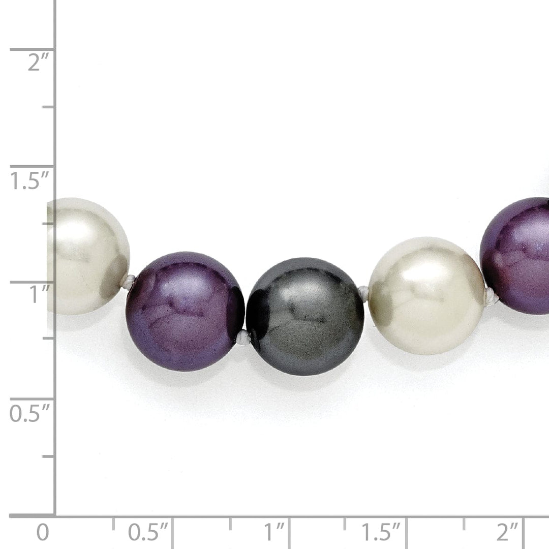 Majestik Multi and color Shell Pearl Necklace