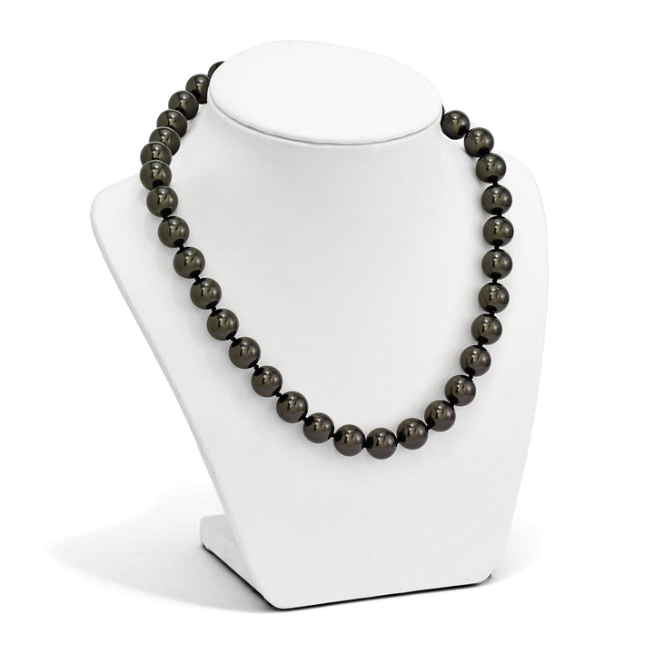 Majestik Black Pearl Hand Knotted Necklace