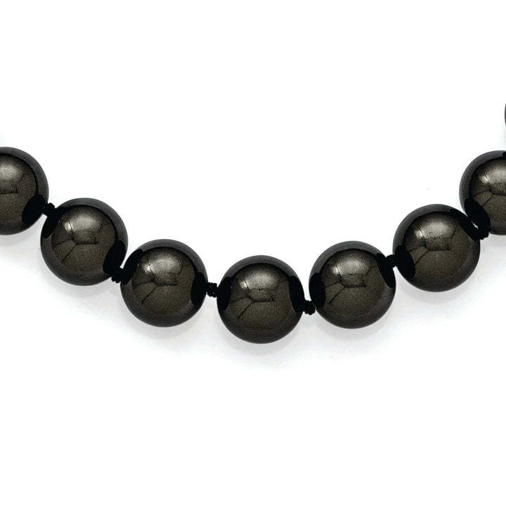 Majestik Black Pearl Hand Knotted Necklace