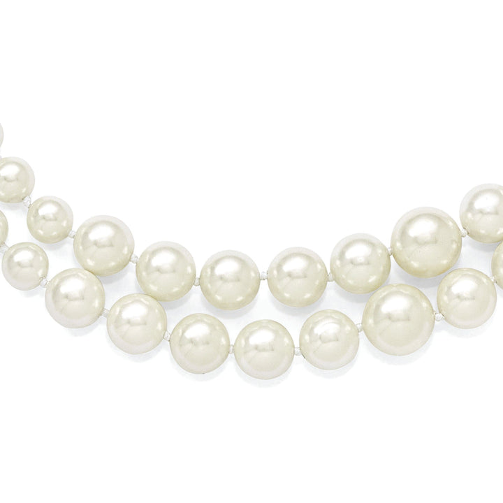 Majestik White Pearl Necklace