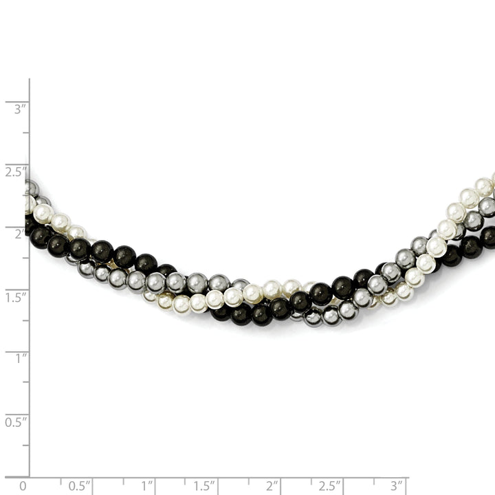 Multi Shell Pearl Necklace