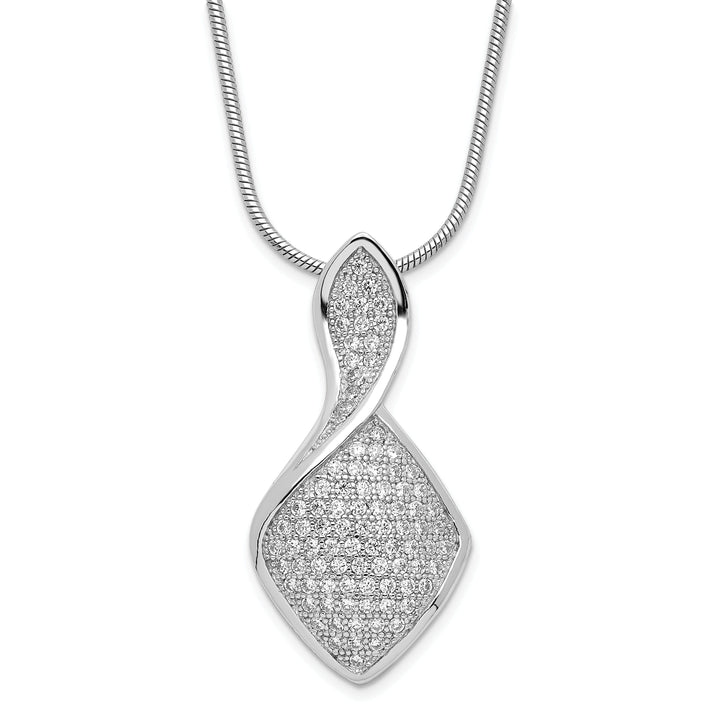 Sterling Silver Cubic Zirconia Necklace