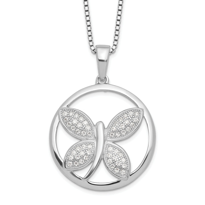 Sterling Silver Cubic Zirconia Necklace