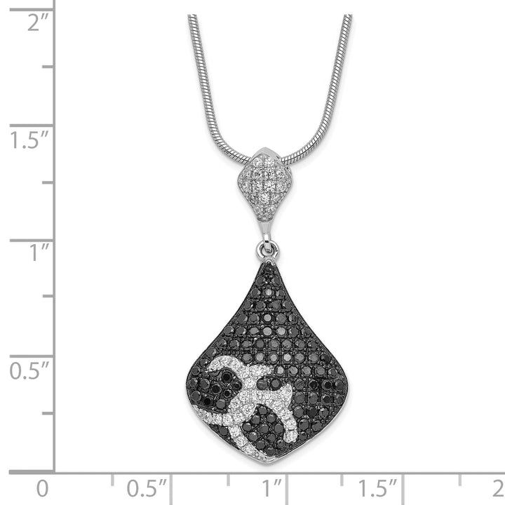 Sterling Silver Cubic Zirconia Necklace