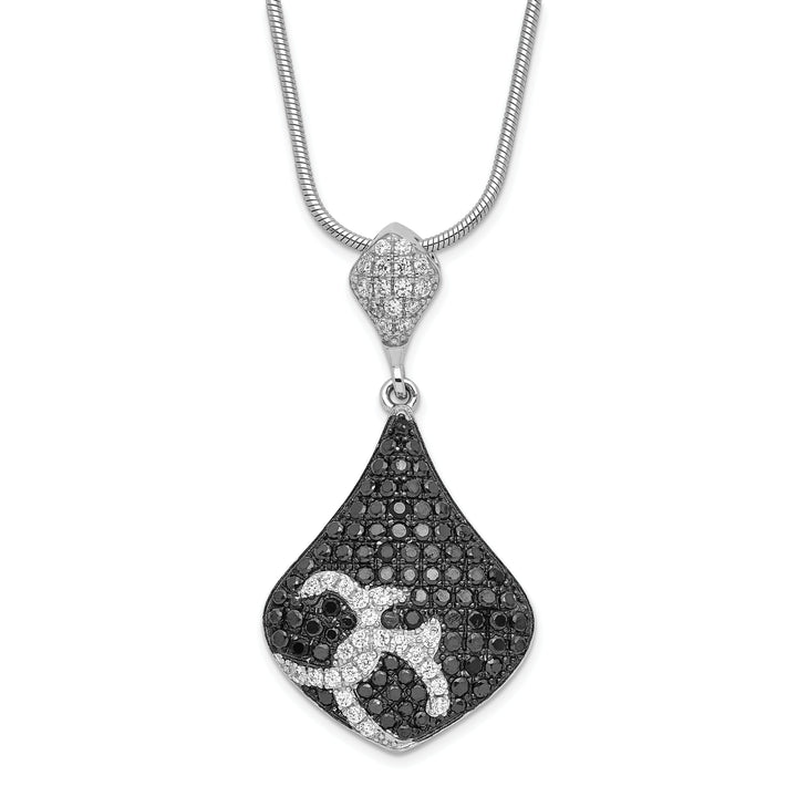 Sterling Silver Cubic Zirconia Necklace