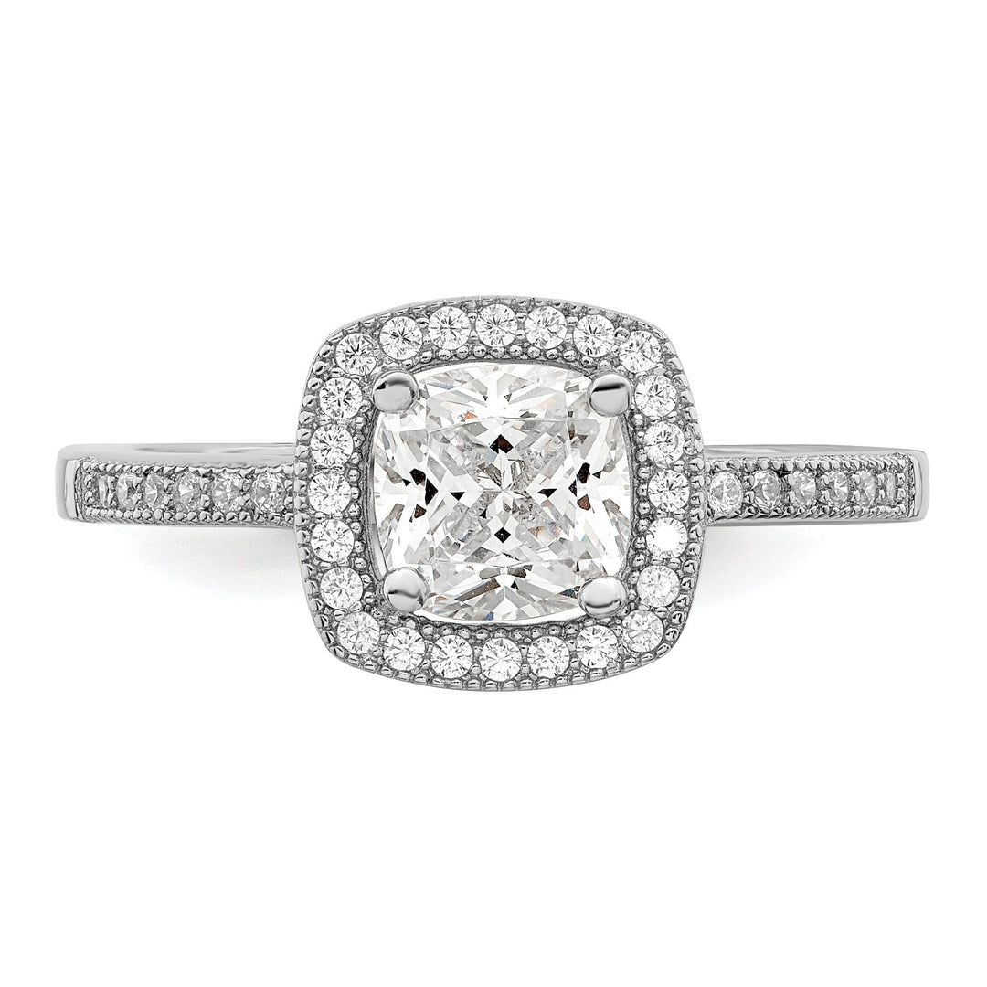 Sterling Silver Cubic Zirconia Ring