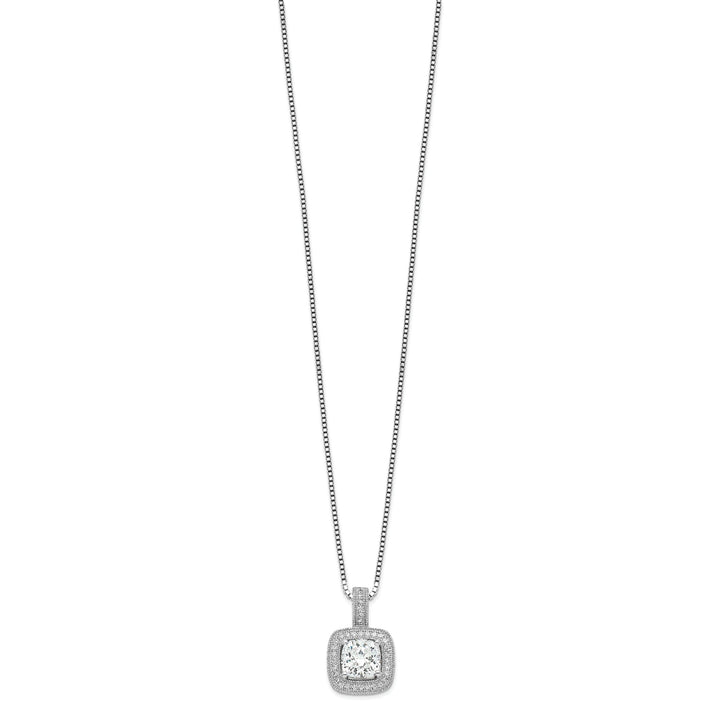 Sterling Silver Cubic Zirconia Necklace