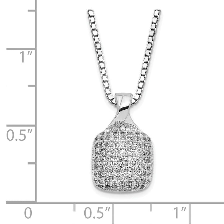 Sterling Silver Cubic Zirconia Necklace