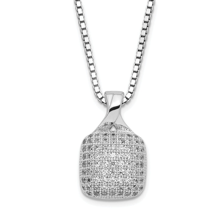 Sterling Silver Cubic Zirconia Necklace