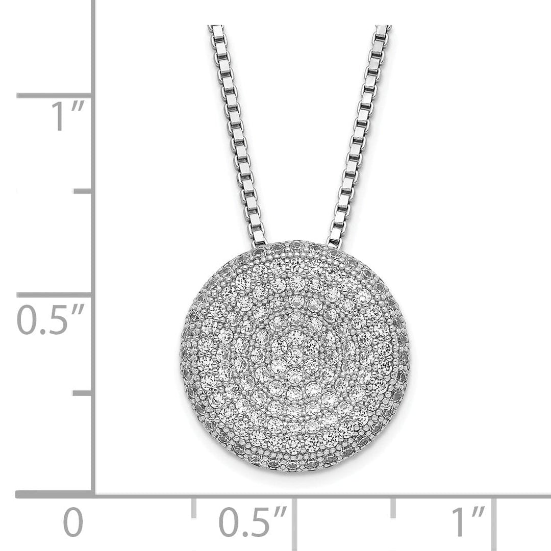 Sterling Silver Cubic Zirconia Necklace