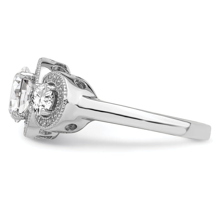 Sterling Silver Cubic Zirconia Ring