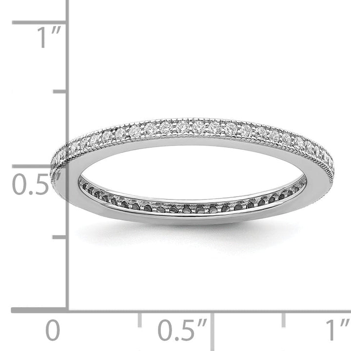 Sterling Silver Cubic Zirconia Ring