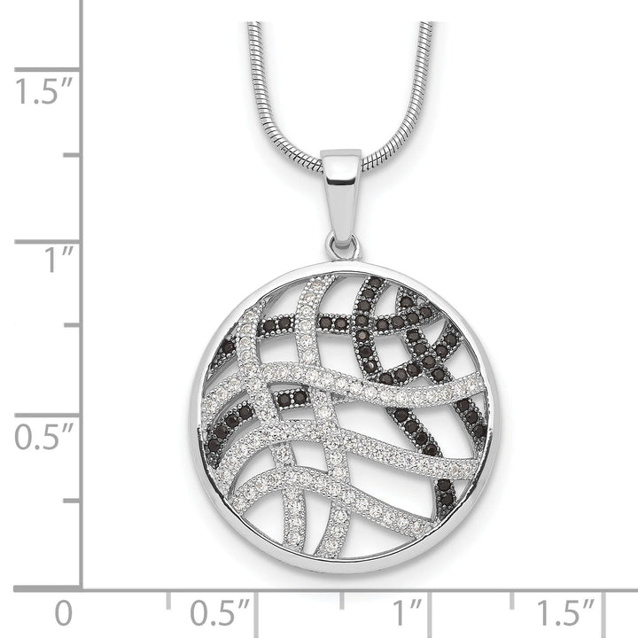 Sterling Silver Cubic Zirconia Necklace