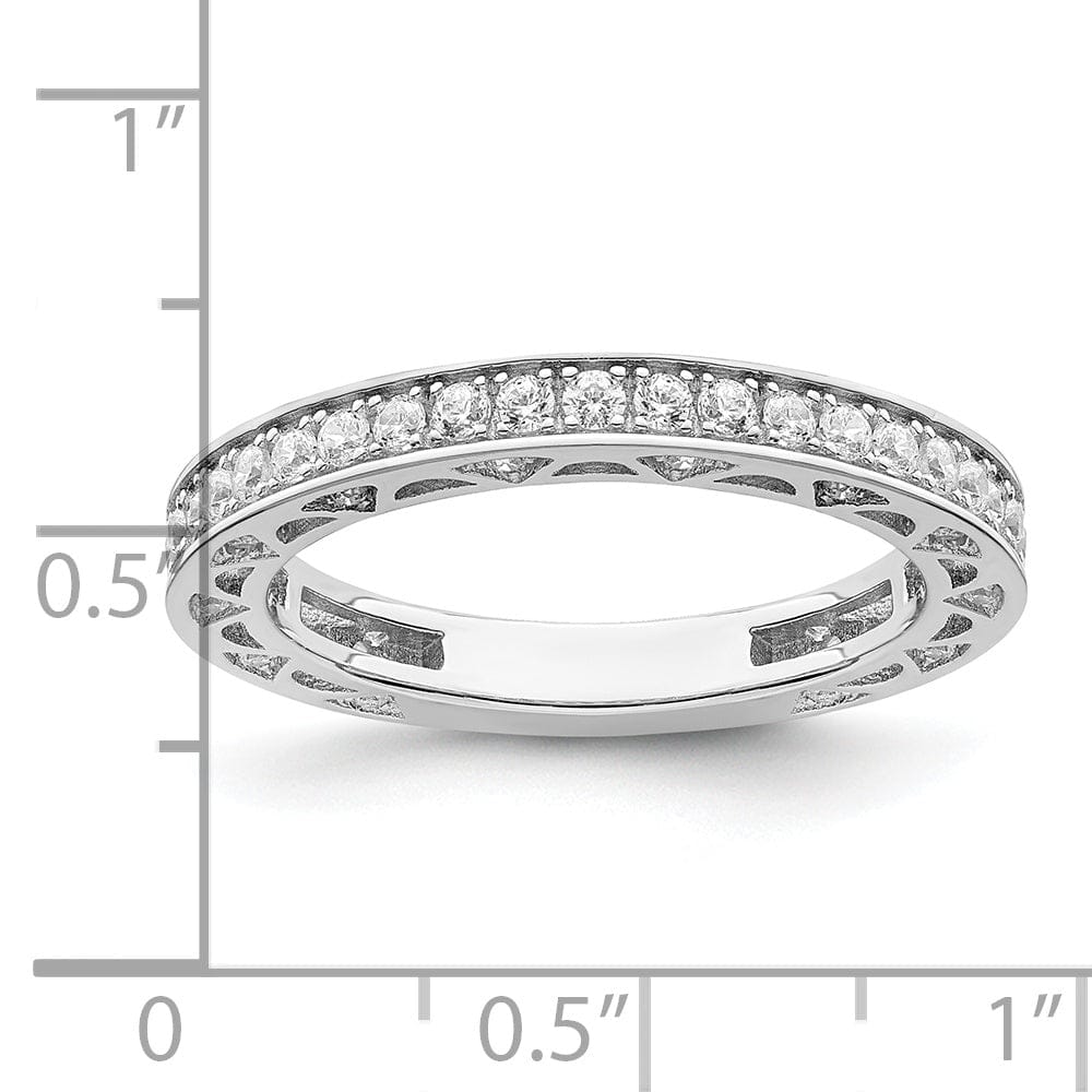 Sterling Silver Cubic Zirconia Ring