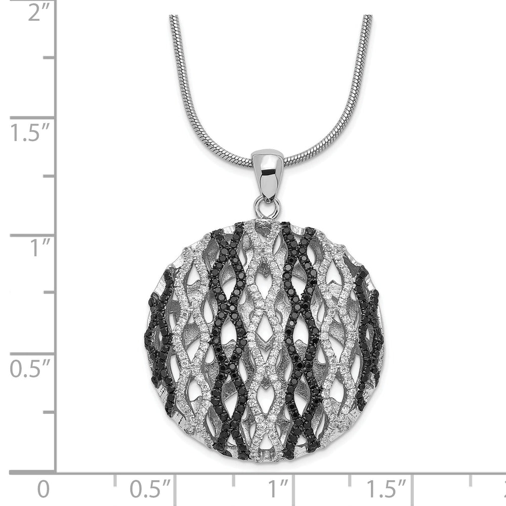 Sterling Silver Cubic Zirconia Necklace