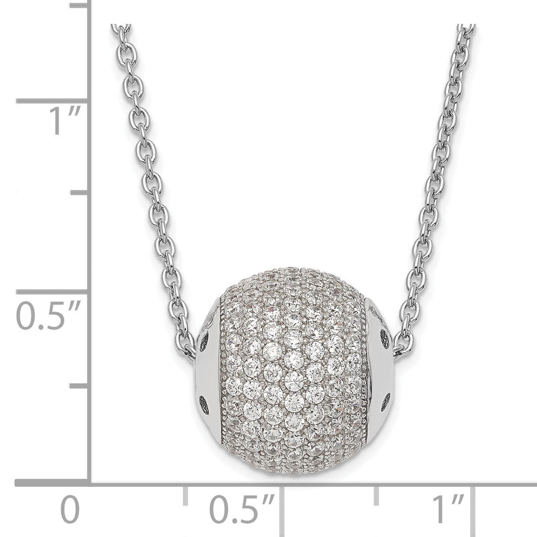 Sterling Silver Cubic Zirconia Necklace