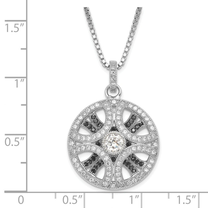 Sterling Silver Cubic Zirconia Necklace