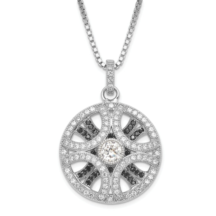 Sterling Silver Cubic Zirconia Necklace