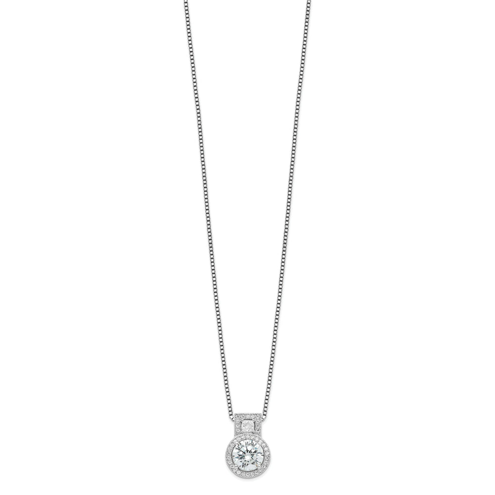 Sterling Silver Cubic Zirconia Necklace