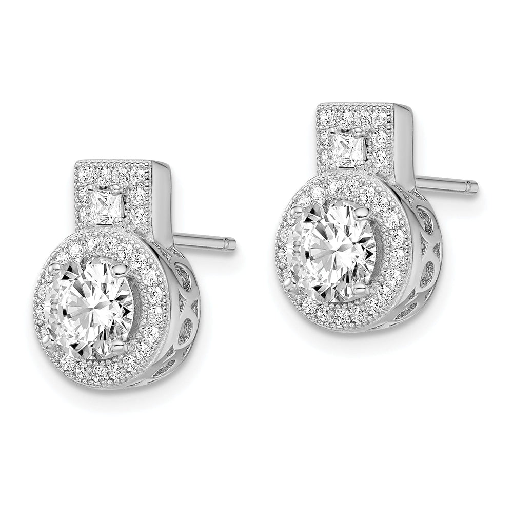 Sterling Silver Cubic Zirconia Earrings