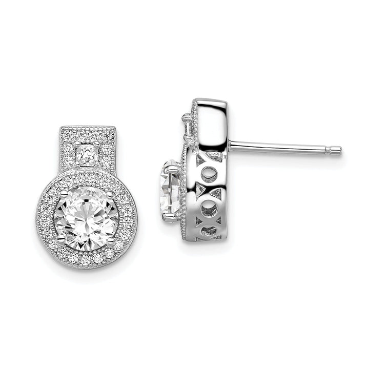 Sterling Silver Cubic Zirconia Earrings