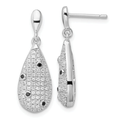 Sterling Silver Cubic Zirconia Dangle Earrings at $ 44.1 only from Jewelryshopping.com