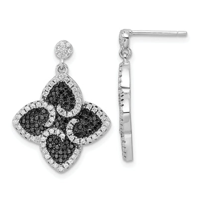 Sterling Silver Cubic Zirconia Hearts Earrings at $ 63 only from Jewelryshopping.com