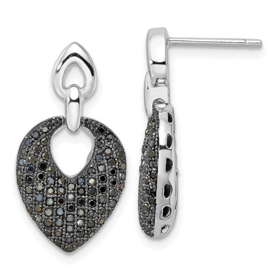 Sterling Silver Cubic Zirconia Dangle Earrings at $ 48.3 only from Jewelryshopping.com