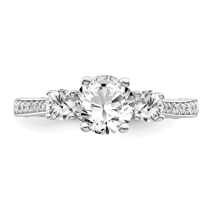 Sterling Silver Cubic Zirconia Ring