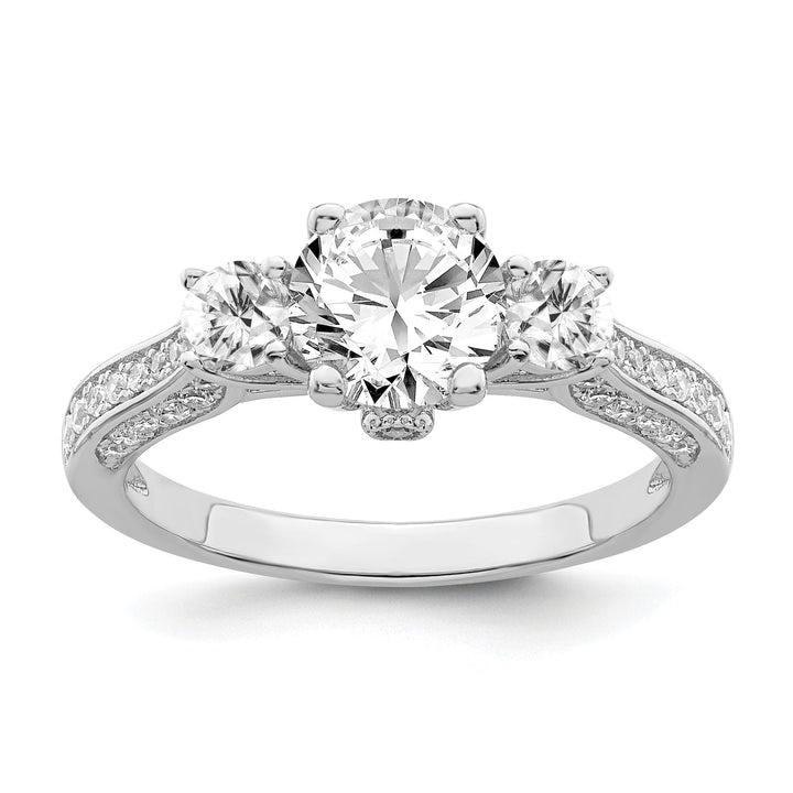 Sterling Silver Cubic Zirconia Ring