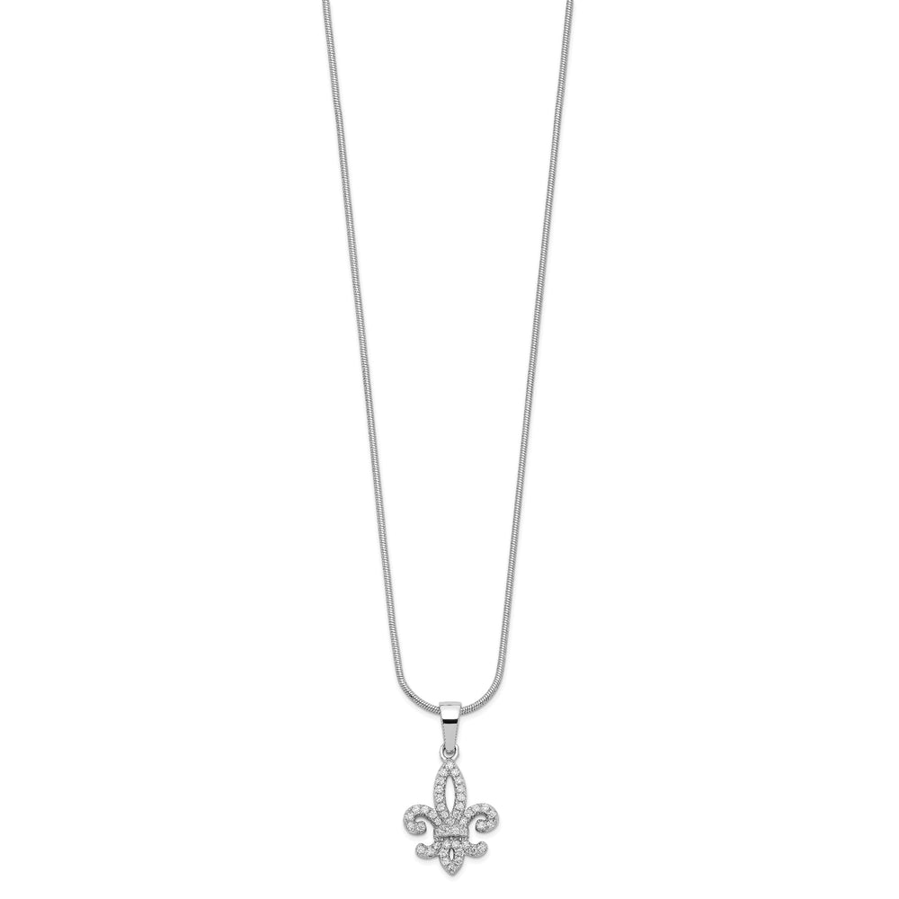 Sterling Silver Cubic Zirconia Necklace