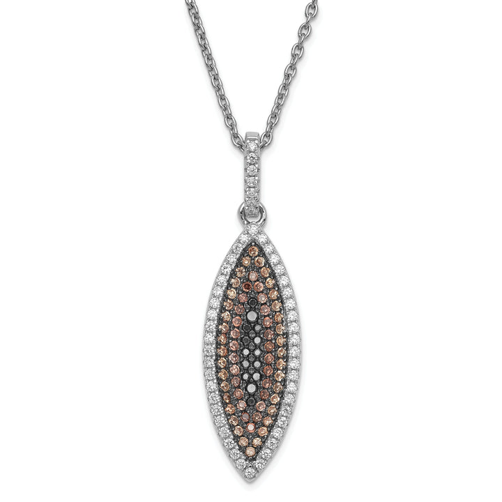 Sterling Silver Cubic Zirconia Necklace