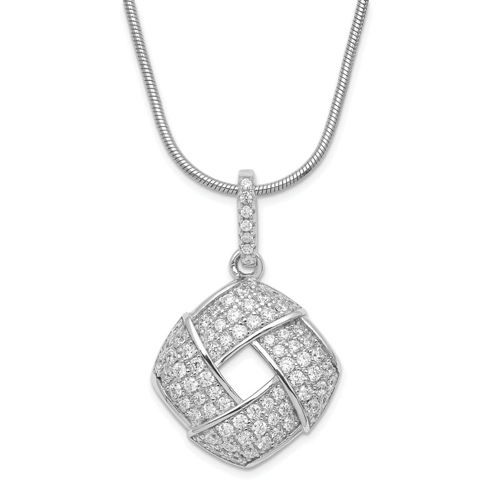 Sterling Silver Cubic Zirconia Necklace