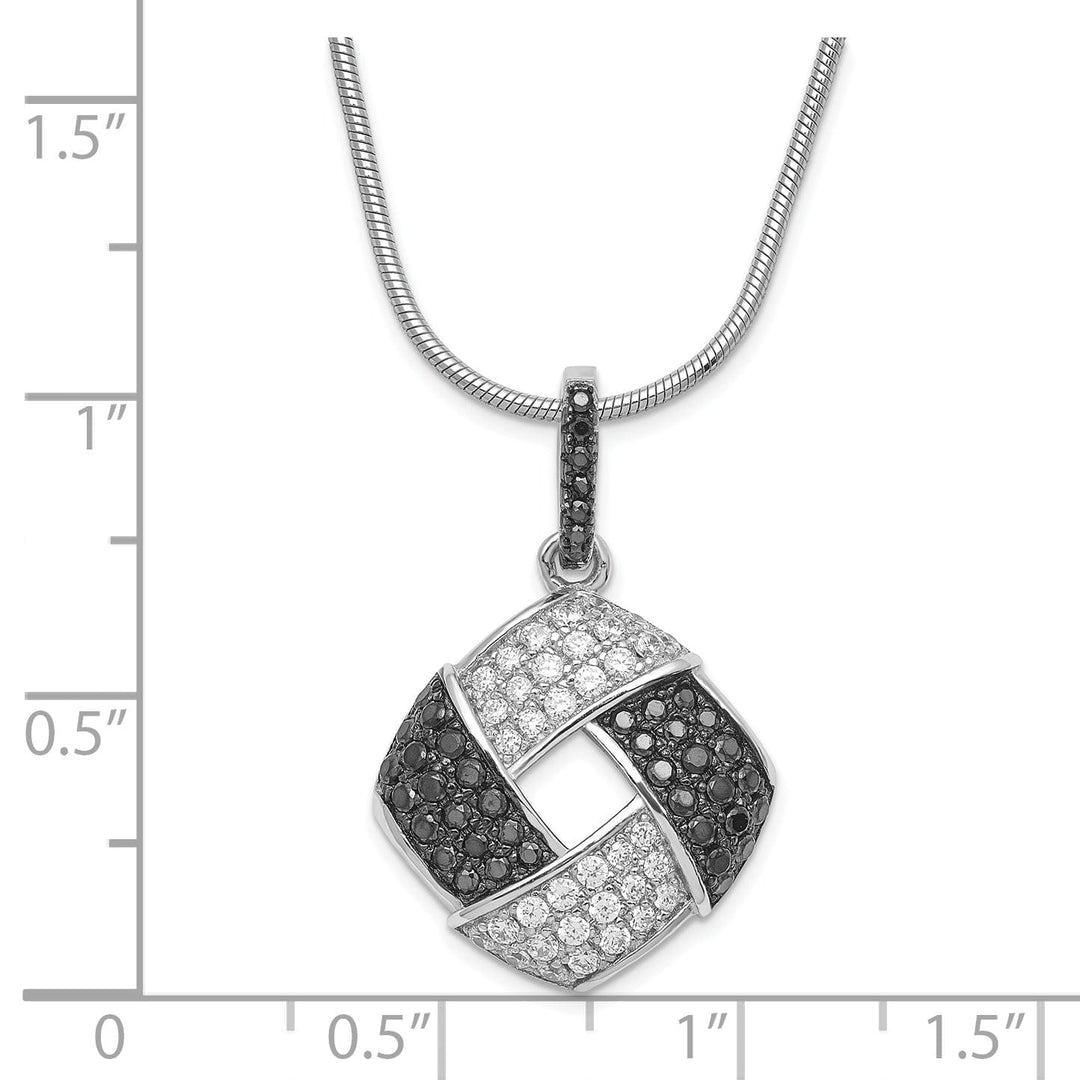 Sterling Silver Cubic Zirconia Necklace