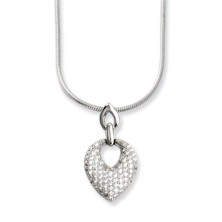 Sterling Silver Cubic Zirconia Necklace