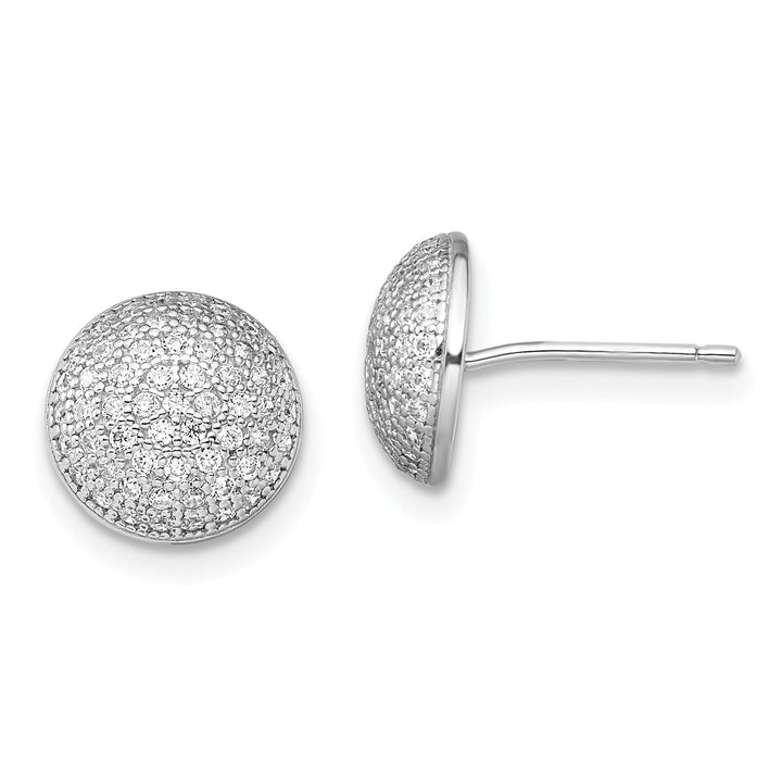 Sterling Silver Cubic Zirconia Post Earrings