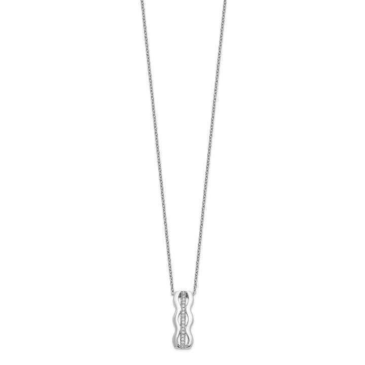 Sterling Silver Cubic Zirconia Necklace