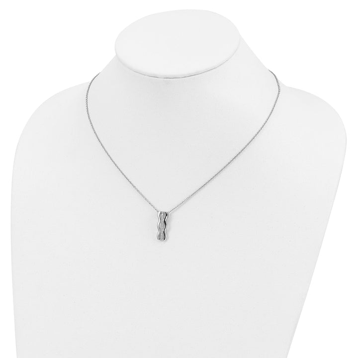 Sterling Silver Cubic Zirconia Necklace