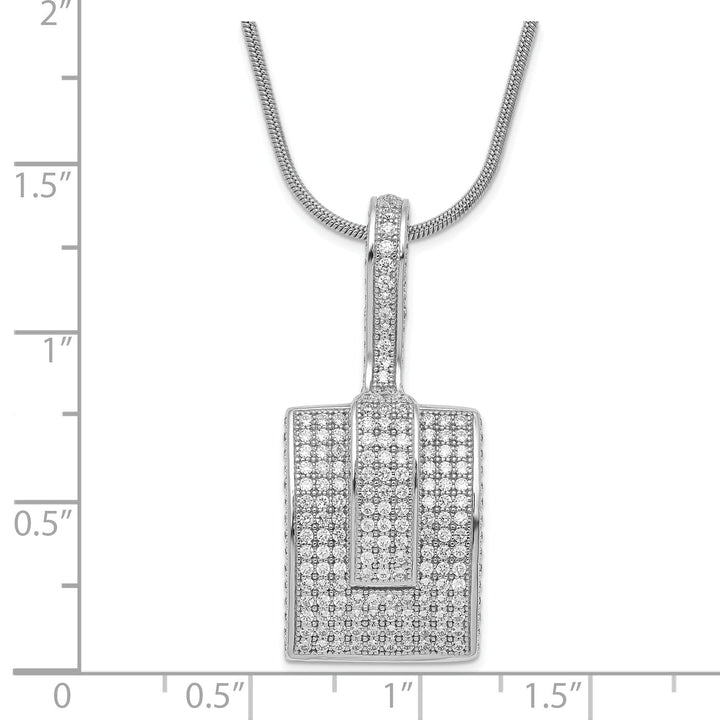 Sterling Silver Cubic Zirconia Necklace