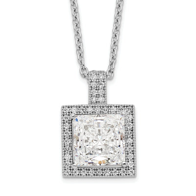 Sterling Silver Cubic Zirconia Necklace at $ 50.65 only from Jewelryshopping.com