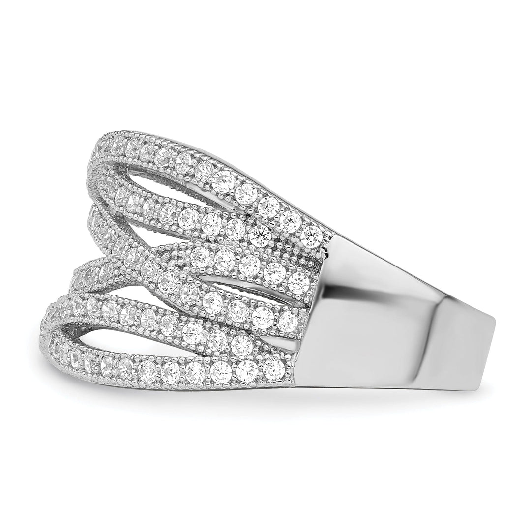 Sterling Silver Cubic Zirconia Ring