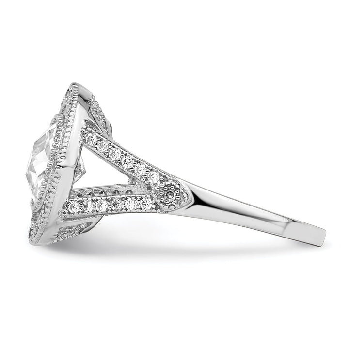 Sterling Silver Cubic Zirconia Ring