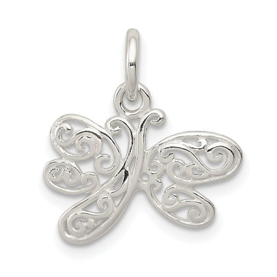 Sterling Silver Polished Finish Dragonfly Charm at $ 11.49 only from Jewelryshopping.com