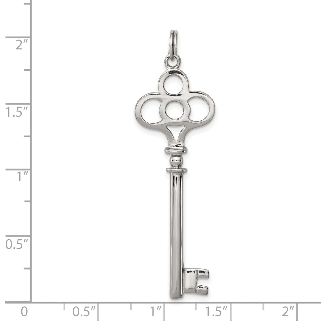 Sterling Silver Key Pendant