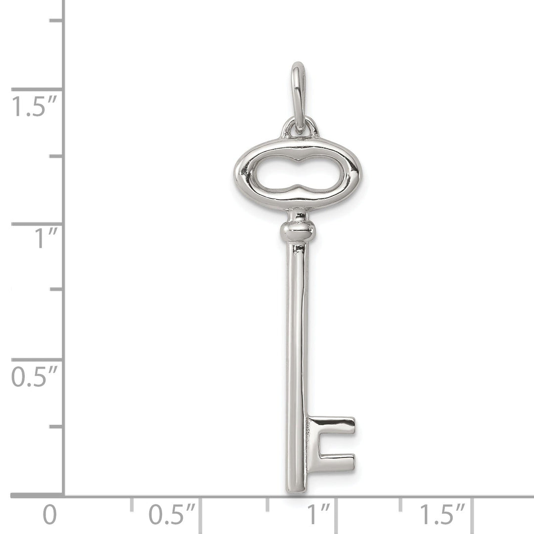 Sterling Silver Key Pendant